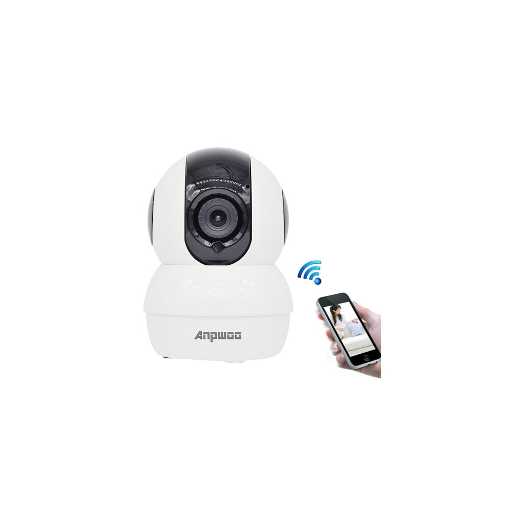 Anpwoo Yt006 720P Hd Ip Camera Xiongmai Solution Supports Motion Detection & Infrared Night Vision & Sd Card (Maximum 32Gb) (Color: ) White