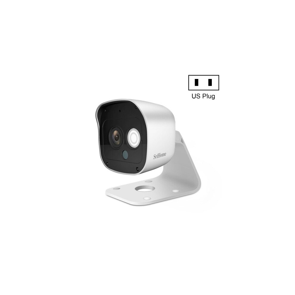 SriHome SH029 3MP 1296P HD AI Camera Supports Two-Way Talk/Motion Detection/Human Detection/Night Vision/TF Card US Regulator