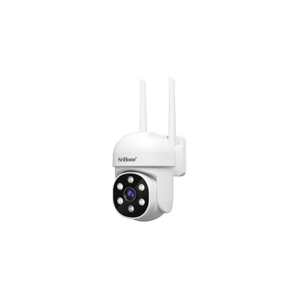 SriHome SH061 2MP AI Humanoid Tracking Infrared Night Vision Camera (European Standard)