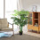 Outsunny Outsunny 125cm/4FT Artificial Palm Plant, Decorative Tree with Pot 9