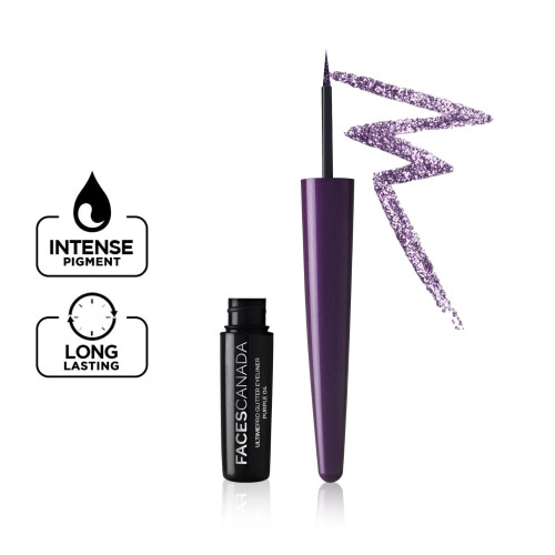 FACESCANADA Ultime Pro Glitter Eyeliner Χάλκινο 02 1.7ml (Μωβ 04) 1