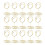 20Pcs Mini Place Card Holders, 2Inch Cute Table Number Holders 4