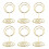 20Pcs Mini Place Card Holders, 2Inch Cute Table Number Holders 3