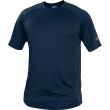 Rawlings Men's Crew Neck Tech Tee Shirt Series Navy Large
