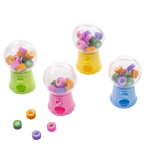 Mini Fruit Gashapon Eraser Machine Dispenser Παιδικά Στατικά σχολικά είδη Δώρο για παιδιά 1