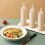 6 pcs 8oz Condiment Squeeze Bottles Squeezy Sauce Bottles 4