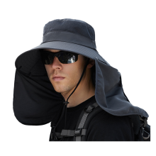 Fishing Sun Hat Protect Cap UV Protection Neck Cover Wide Brim Flap for Travel Camping Hiking