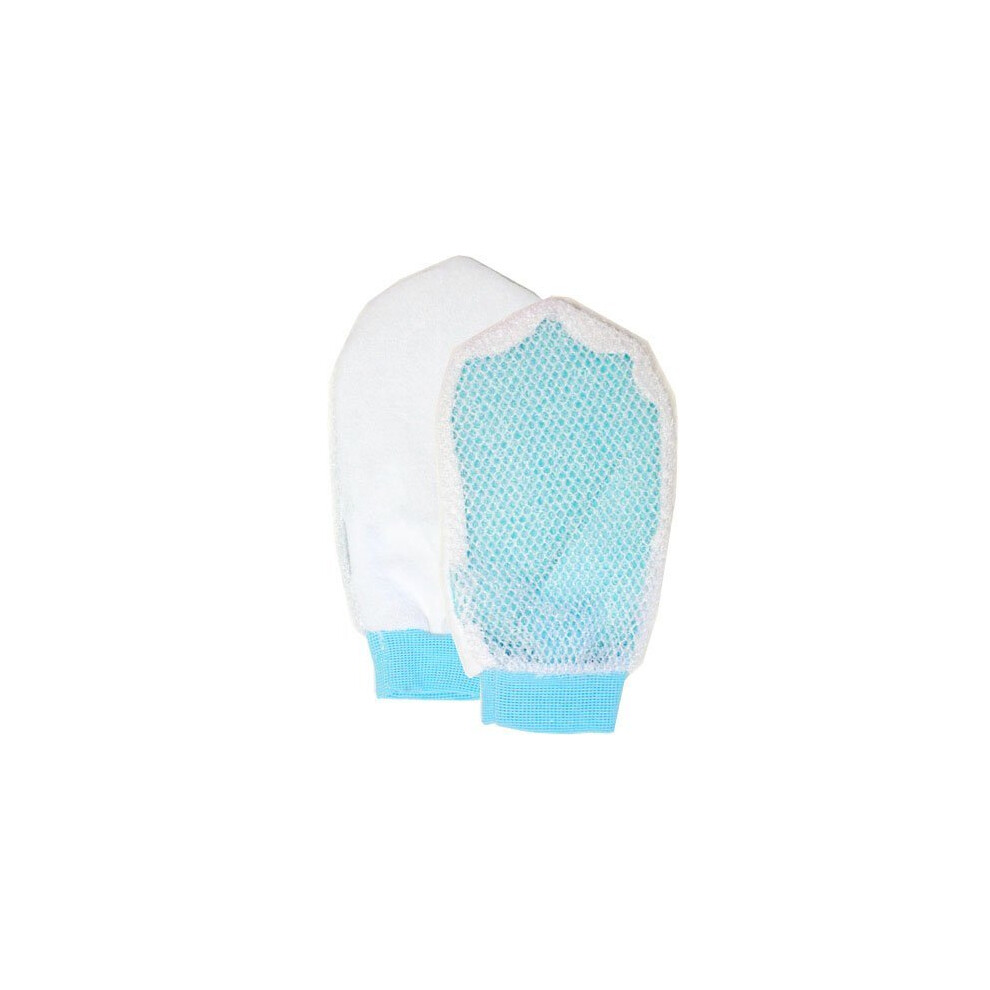 Aquasentials Exfoliating Terry Bath Mitt (2pk)-image-OPC-PFNJ6J6-NEW