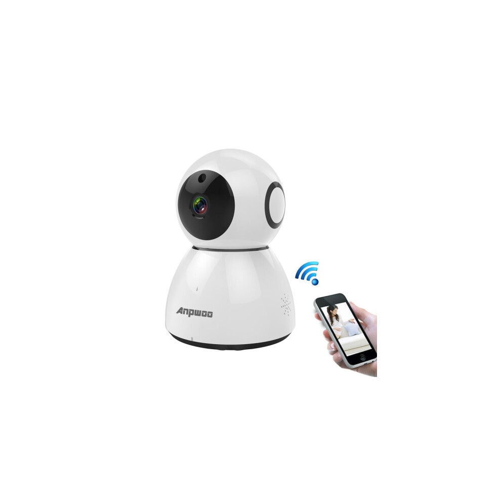 Anpwoo Snowman 1080P Hd Ip Camera Home Solution Supports Motion Detection & Infrared Night Vision & Tf Card (Maximum 64Gb) (Color: White) 788883102713