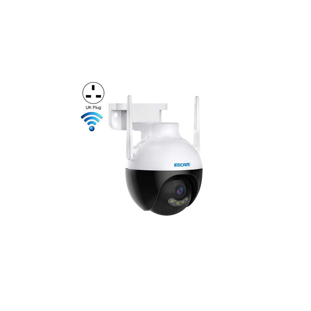 ESCAM QF300 4MP Smart WiFi Network Camera supports AI human detection/auto tracking/cloud storage/two-way voice night vision, plug type: UK standard