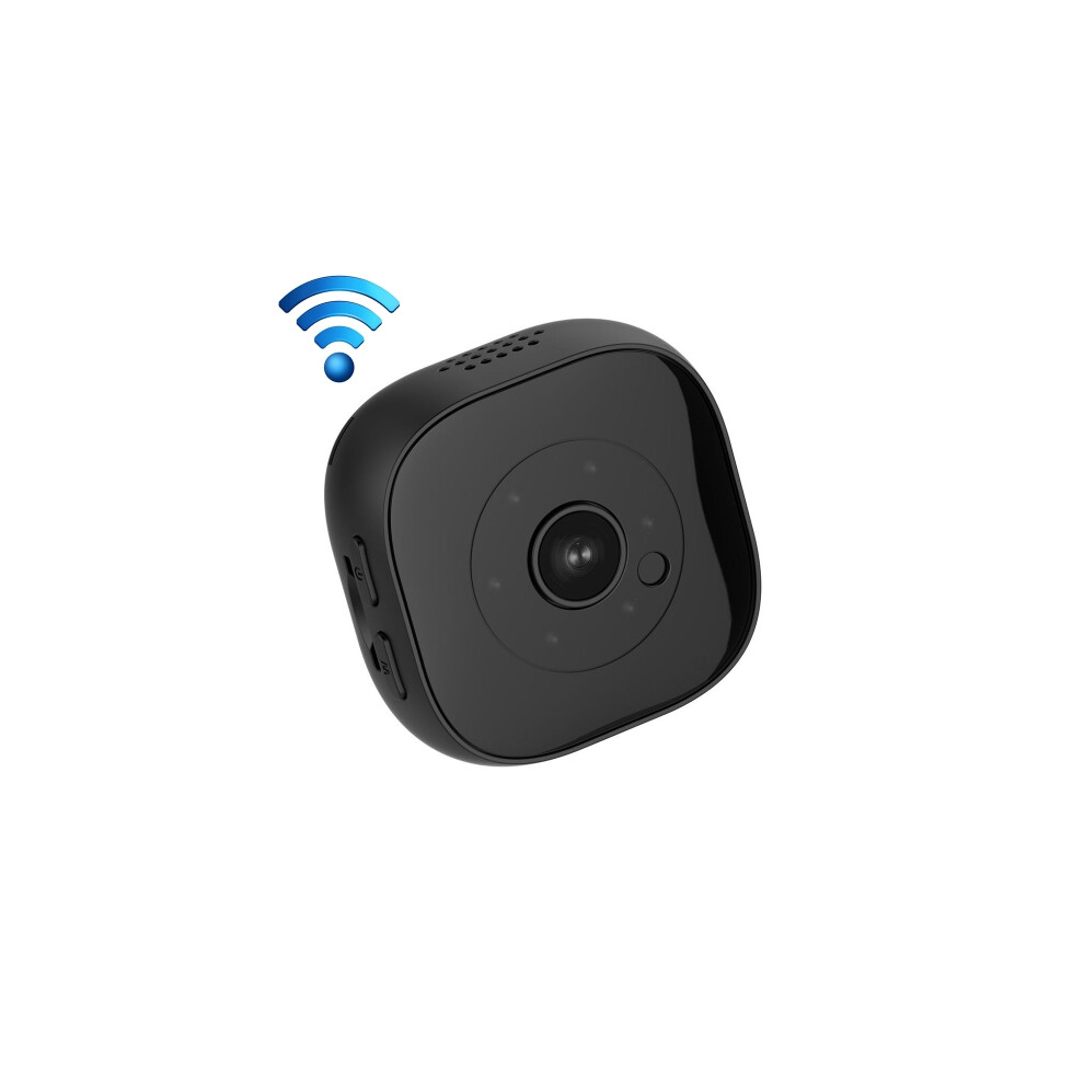 H9 Mini HD 1280 x 720P 120 Degree Wide Angle Wearable Smart Wireless WiFi Surveillance Camera (Color: Black)