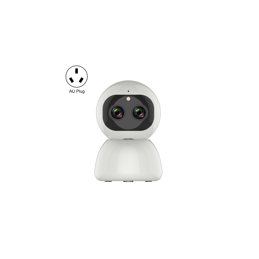 YT48 HD wireless indoor network shaking binocular camera, support motion detection and infrared night vision and Micro SD card, Australian standard