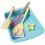 Kids Cupcake 5Pcs Baking Set Traybake 2 Cookie Cutters Spatula 3
