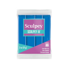 Sculpey III Polymer Oven-Bake Clay Blue Non Toxic 2 oz. br Kivlan alkalmas nnepi DIY vegyes mdis s iskolai projektek szobrszatnak modellezs