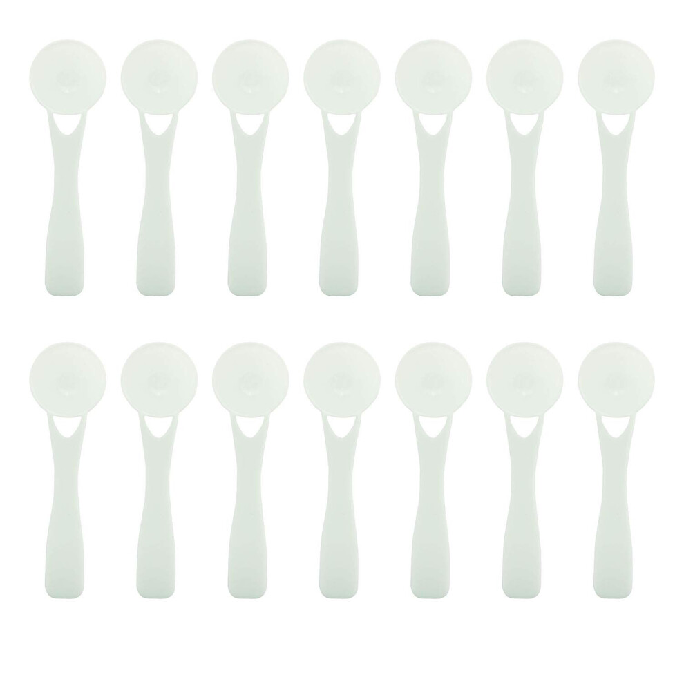 Tegg 5 Ml Teel Ffel, 50 St Ck, 5 Cc, Wei E Messl Ffel Aus Kunststoff F R Kr Uterextrakt, Teepulver, Kaffee-image