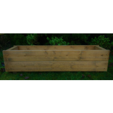 Long Garden Wooden Planter Trough Veg Wood Flower Boxes READY MADE