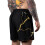 (Large) Scramble Kintsugi Grappling Fight Shorts - Black 5