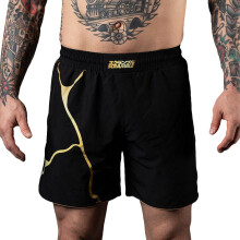 (X-Large) Scramble Kintsugi Grappling Fight Shorts - Black