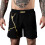 (X-Large) Scramble Kintsugi Grappling Fight Shorts - Black 1