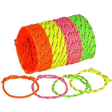 Braccialetti dell'amicizia in corda neon (72)