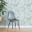 Crown (Blue) Mariko Bird Floral Wallpaper Crown 5