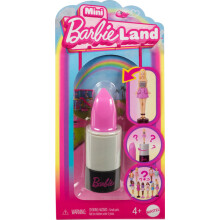 Barbie Mini BarbieLand Fashionistas Dockor, 1.5-tums Dockor i Läppstift Tube, Överraskning (Stilar Kan Variera) - Paket med 4