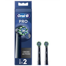 Zahnbürstenköpfe - ORAL-B - Pro Cross Action - 4 Stück - Farbe Schwarz - Für Erwachsene