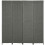 Homcom HOMCOM 4 Panel Folding Room Dividers for Wall, Privacy Screen Panels, Grey 9