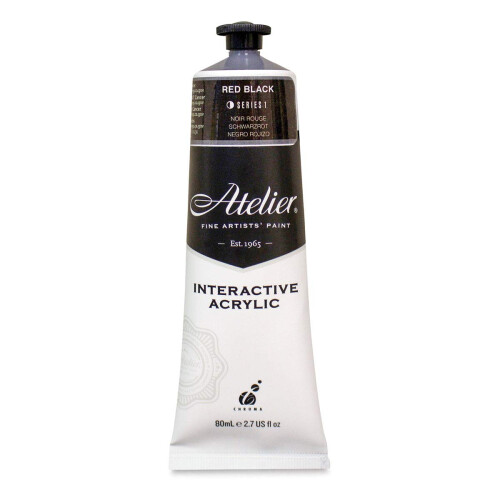 Atelier interaktiv rød sort serie 1 80 ml rør