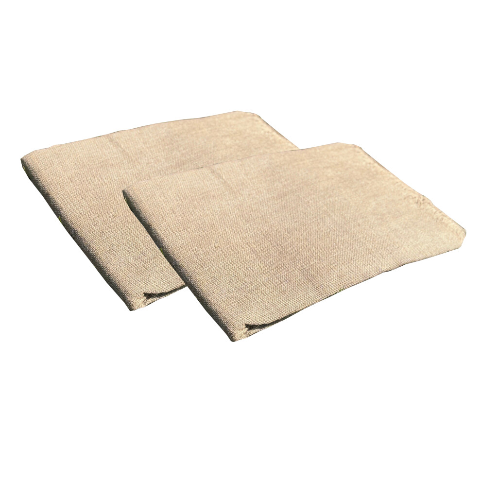 Selections Set Of 2 Jute Hessian Plant Protection Liner Weed Control 5M X 1M
