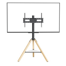 TV Floor Stand for 40-75 inch Height Adjustable Swivel Tripod Stand