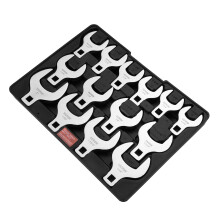 VEVOR Crowfoot Sleutelset, 1/2" Aandrijving 14-Delige SAE (1-1/16" - 2") met Opbergtray