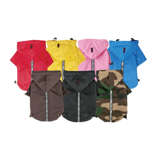 Puppia Authentic Base Jumper Raincoat  Extra-Large  Black 1