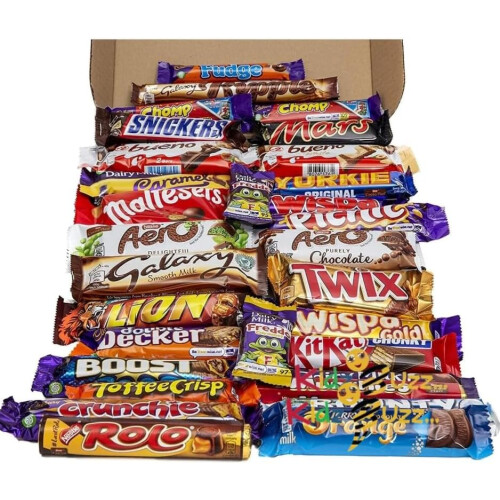 31 The Ultimate Hand Boxed Luxury Chocolate Hamper,Full Size Bars 1