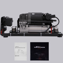Air Suspension Compressor Pump + Valve Block + Bracket For BMW 5 7 Series GT F11