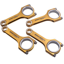4pcs Titanized Connecting Rods Bielas for Mazda Miata MX5 B6 BP 1.6 1.8 5.236"
