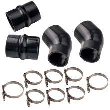 Silicone Intercooler Hose Boot Kit w/ Clamps for Dodge Ram Pickup Cummins 94-02
