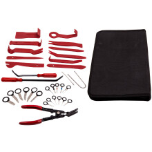 32 Pieces Plastic Car Radio Door Clip Panel Trim Dash Audio Removal Pry Kit Tool