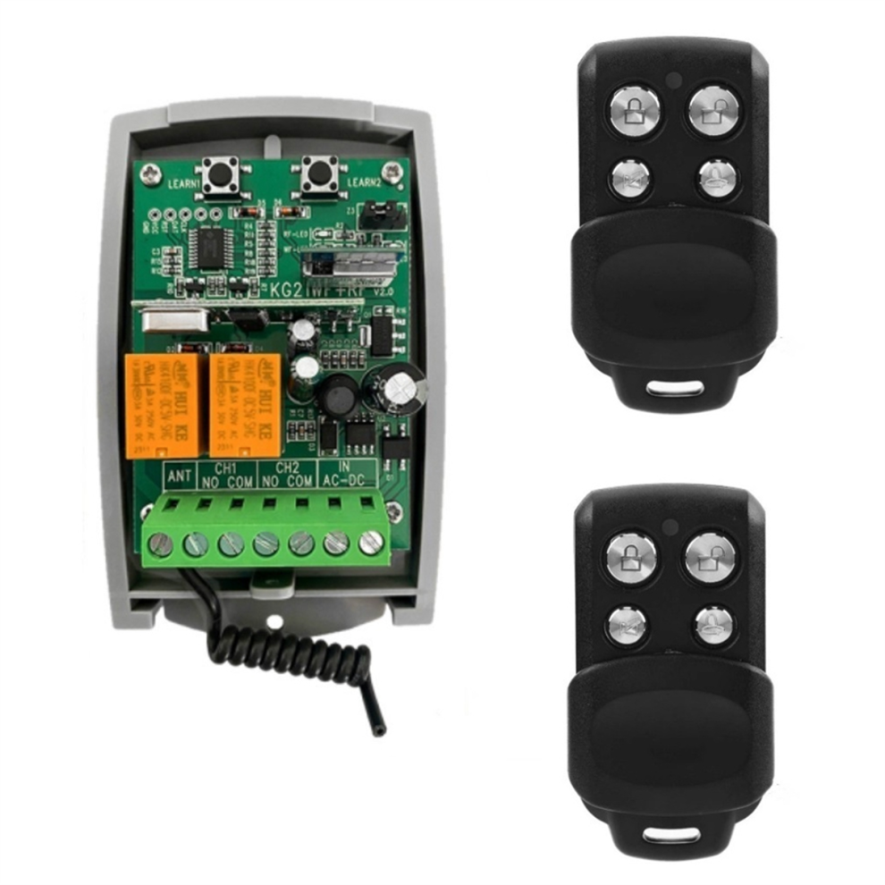 Tuya Wifi Garage Door Remote Control Receiver 433.92Mhz 2Ch Receiver 4852426245345