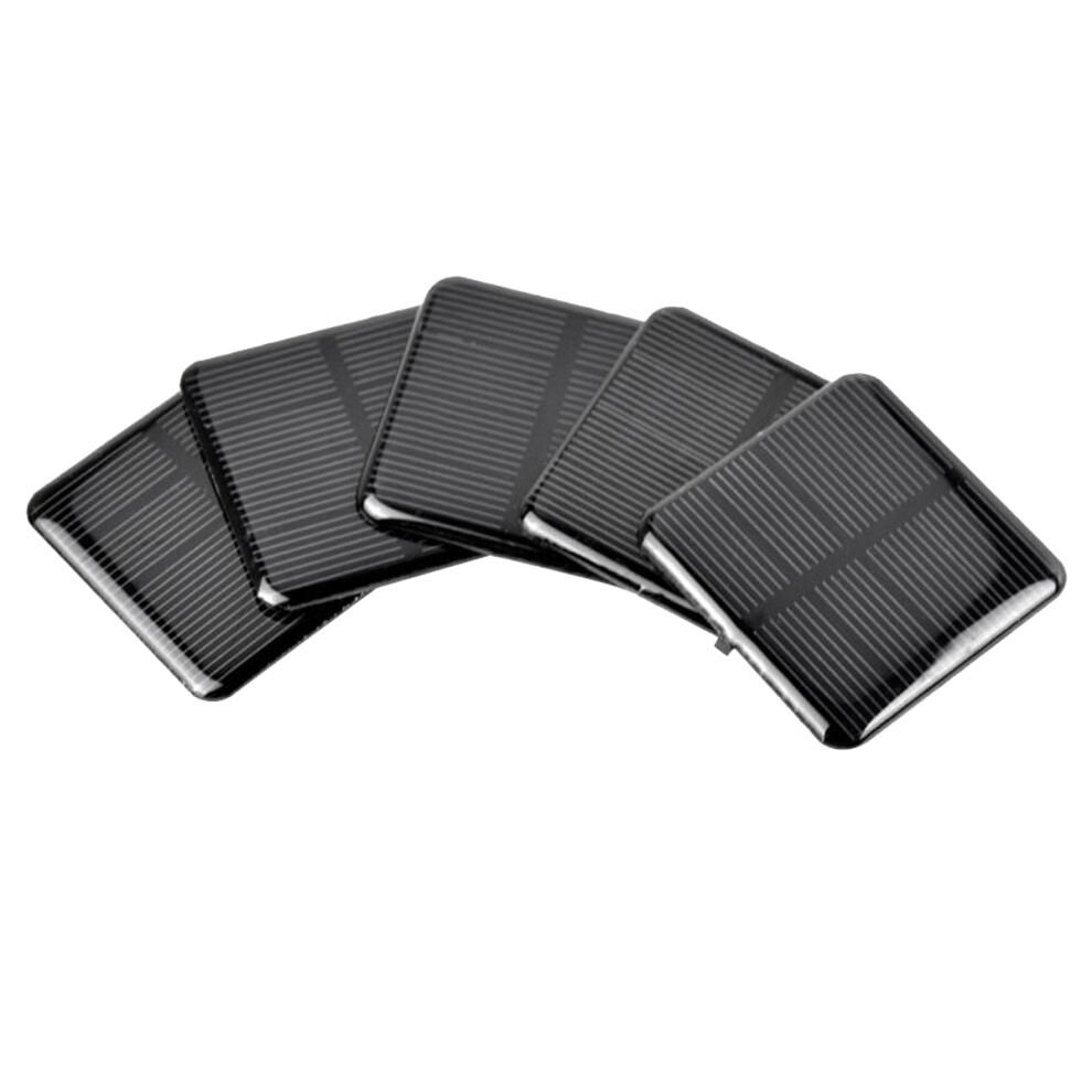 Lot de 10 panneaux solaires 2 V 160 mA 50 x 50 mm à monter soi-même pour batterie de téléphone portable