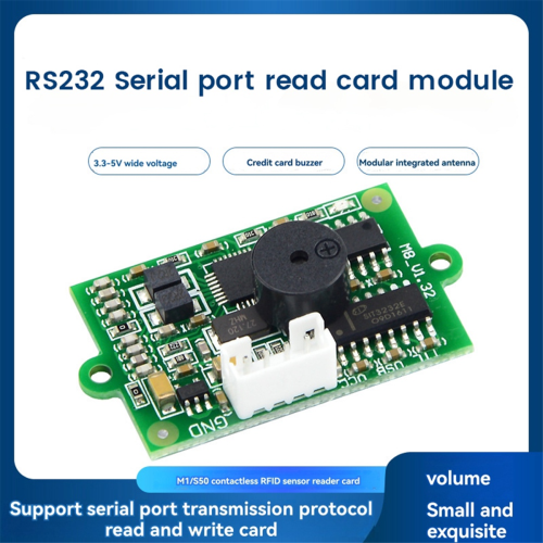 RS232 RFID Reader Module IC Card Reader 13.56Mhz Contactless Smart 2
