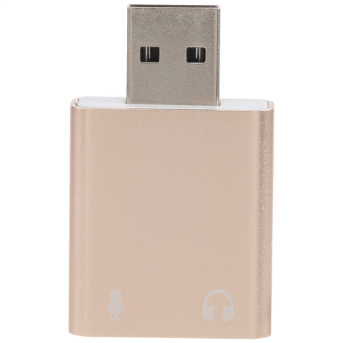 Κάρτα ήχου USB 7.1 Εξωτερικός προσαρμογέας ακουστικών USB σε υποδοχή 3.5mm 2