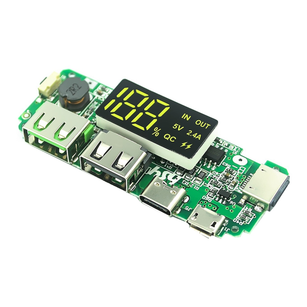 Digital Display Charging Module 5V 2.4A Three Charging Port 4854121550137