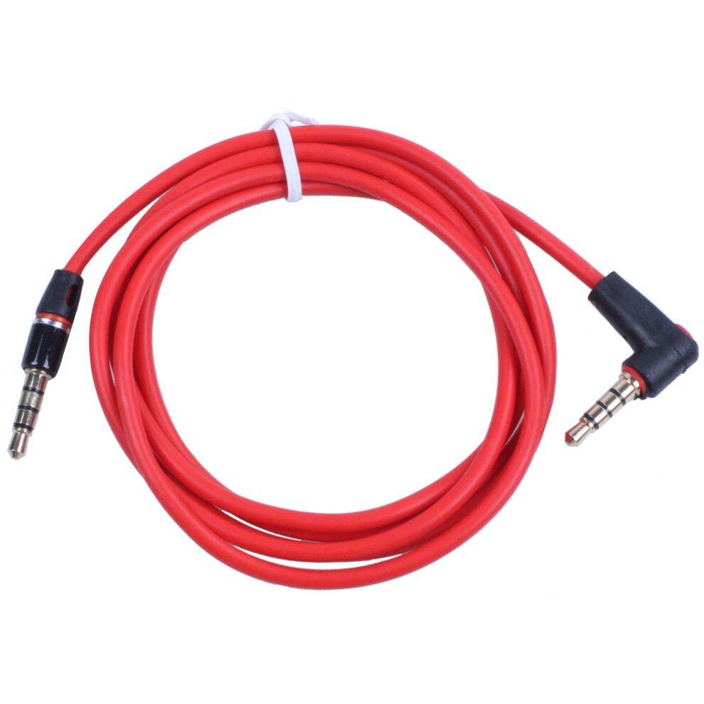 3.5Mm 1/8Â 4 Pole Car Aux Audio Cord Cable Record Headphone Red 4854121552124