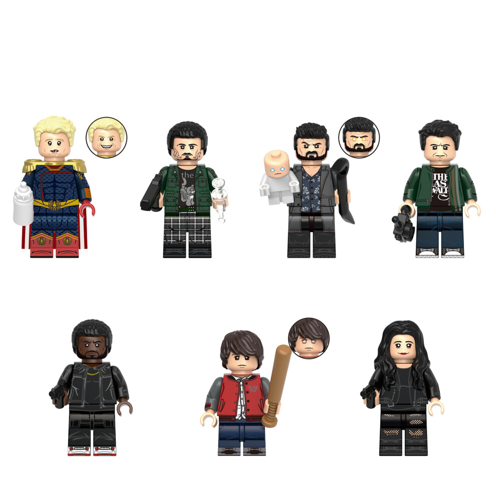 Photos - Construction Toy 7pcs Ryan Frank Billy Mini Figure Building Blocks Kids Toys