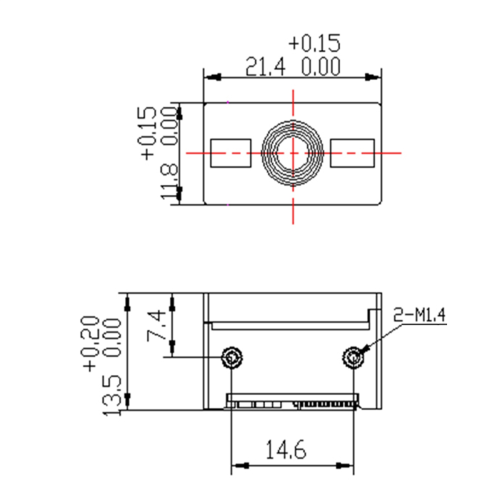 Leitor de código de barras GM65 USB com fio 1D e 2D 2