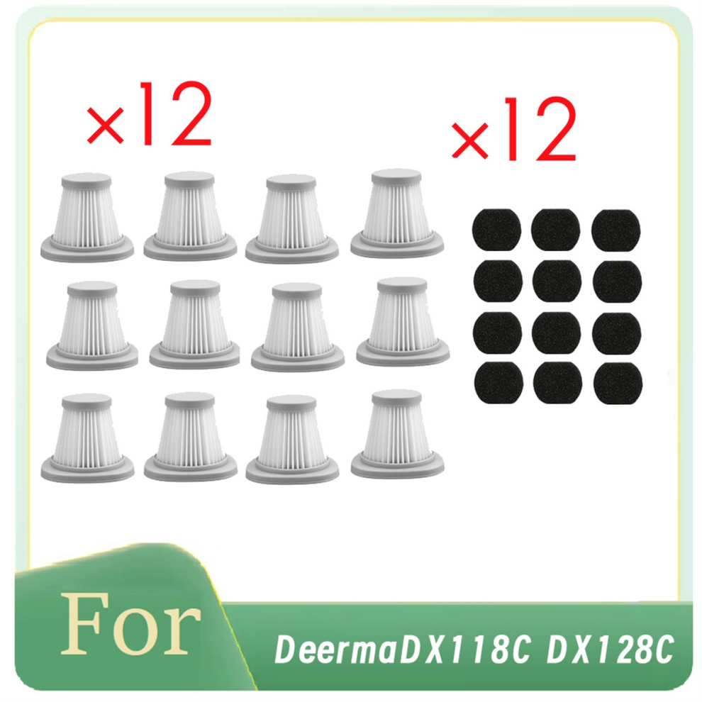 12 Pcs Hepa Filter Anti-Dust Hepa Filter For Dx118c Dx128c 4854121567227