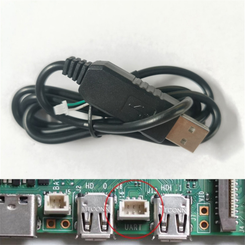 Για καλώδιο δεδομένων λήψης USB σε TTL, σειριακό ακροδέκτη τριών ακίδων RPi 5 1