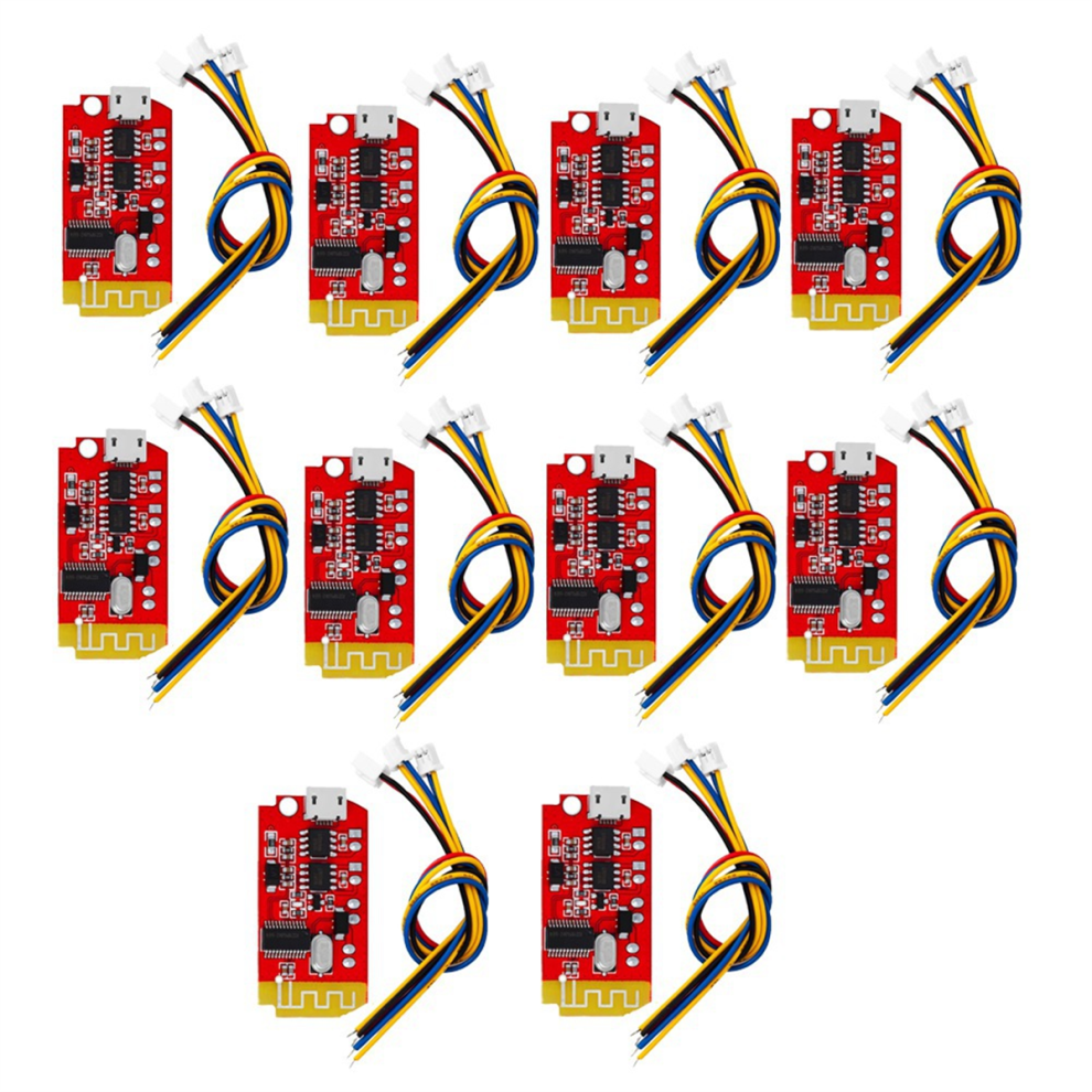 10Pcs Ct14 Stereo Bluetooth 4.2 Power Amplifier Board Module 4854121581797