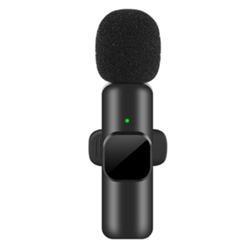 Wireless Lavalier Microphone Portable Audio Video Recording Mini Mic 2